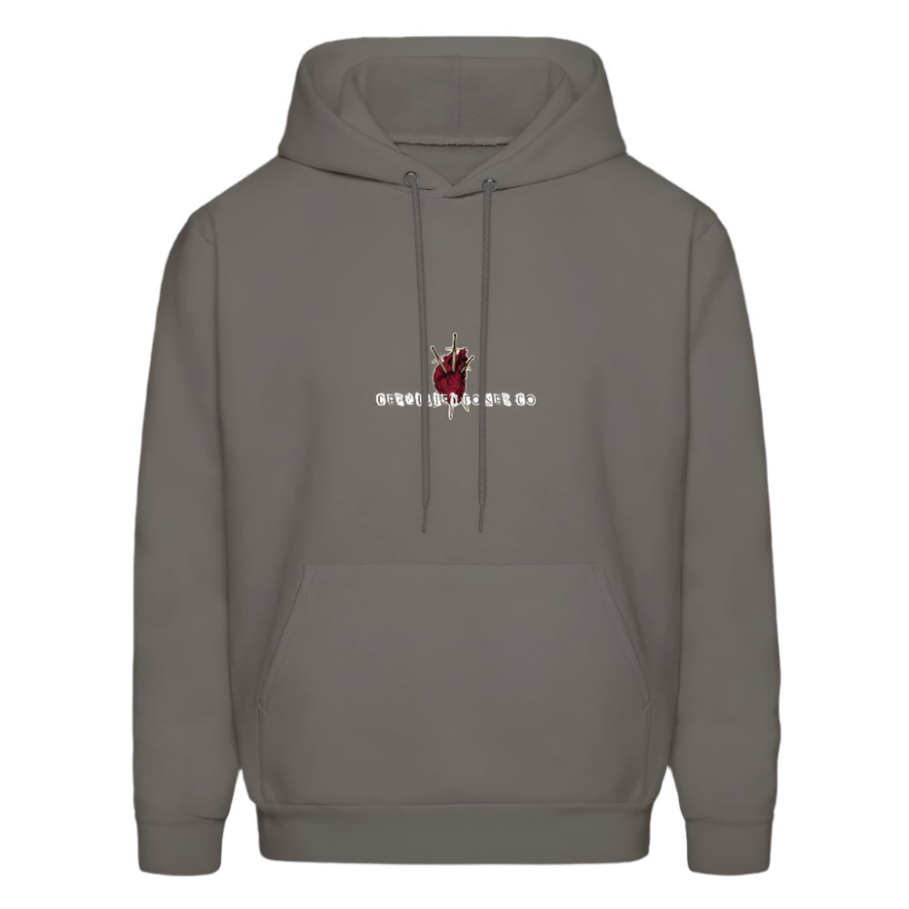 Lover and a LoZeR Hoodie - asphalt gray